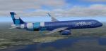 FSX/P3D Airbus A321-200 Jetblue 'Mint Leaves' livery package